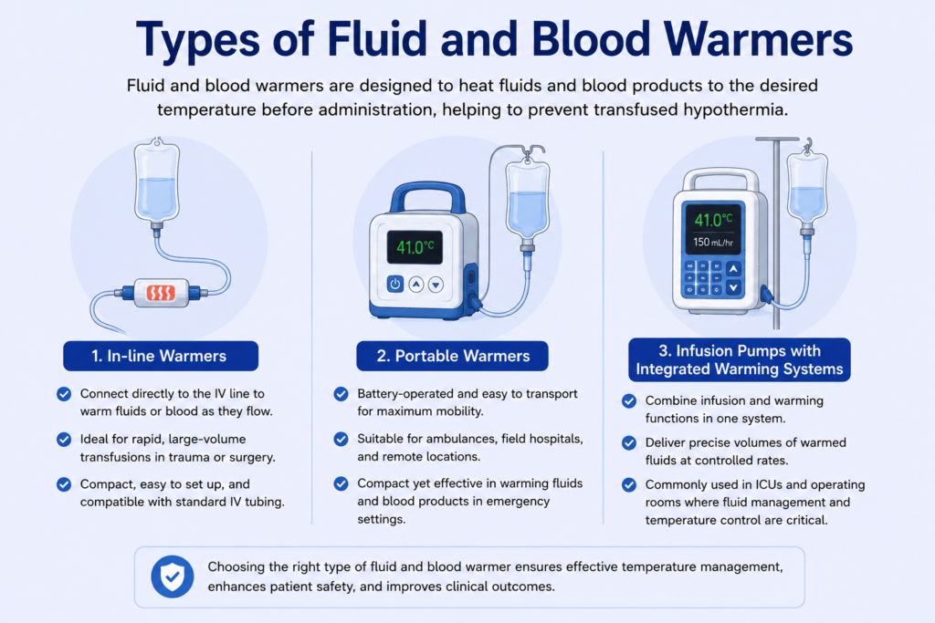 Types of Fluid and Blood Warmers
